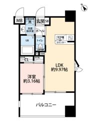 サヴォイセントオブガーデンの間取り画像