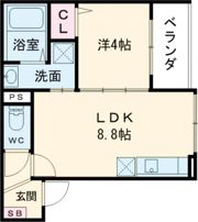 シーサイドヒル西新町の間取り画像
