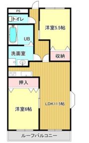グローリアスの間取り画像