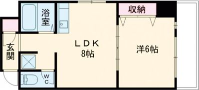 スリールKOBE元町の間取り画像