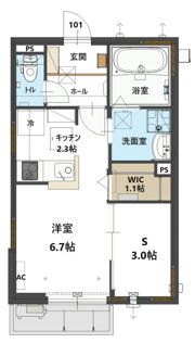 メゾン大栄の間取り画像
