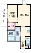 カーサフォルトゥナート堺石津駅前の間取り画像
