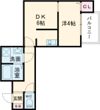 カーサフォルトゥナート堺石津駅前の間取り画像