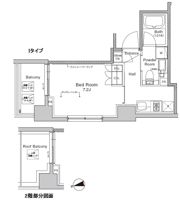 プラウドフラット門前仲町Ⅴの間取り画像
