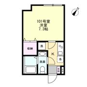 ベイルーム六会の間取り画像