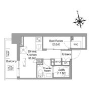 コンフォリア・リヴ門前仲町EASTの間取り画像