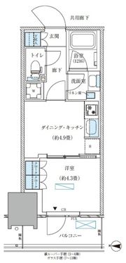パークアクシス西大島コンフォートスクエアの間取り画像