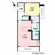 シャーメゾン水前寺イーストコートの間取り画像