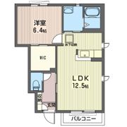ラ・ボヌールBの間取り画像