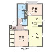 エトワールAの間取り画像