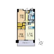 ヘスティア大濠の間取り画像