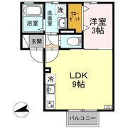 デューク ヴィラの間取り画像