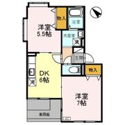 フィオーレ鞍月の間取り画像