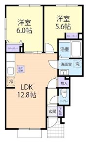 Ortensia（オルテンシア）Aの間取り画像