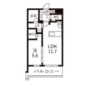 ヒルクレストELGRAND大江の間取り画像