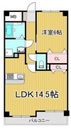 ウィスタリアⅢの間取り画像