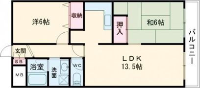 メゾン・ドゥ・Mの間取り画像