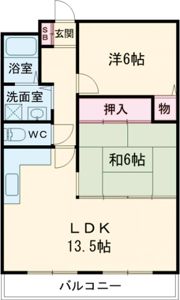ハッピーコート加古川の間取り画像