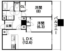 D'sTowerの間取り画像