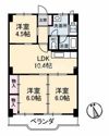 真締川ハイツの間取り画像