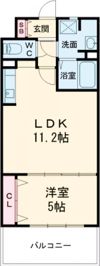 サンソレイユ新大宮の間取り画像