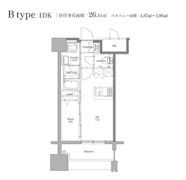 エンクレスト博多STYLEの間取り画像