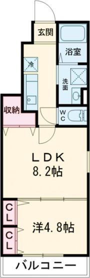 ハートフル八多の間取り画像