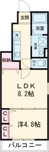ハートフル八多の間取り画像