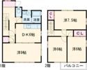 本田浦住宅 301A棟の間取り画像