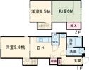 枝吉1丁目連棟戸建（北）の間取り画像