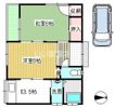 譲原貸家の間取り画像