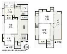 松田庶子貸家の間取り画像