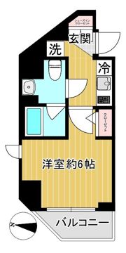 SHOKEN Residence横浜鶴見Ⅲの間取り画像