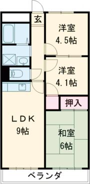 フローリッシュ二見の間取り画像