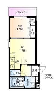 フジパレス和歌山元寺町Ⅱ番館の間取り画像