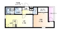 フジパレス和歌山元寺町Ⅱ番館の間取り画像