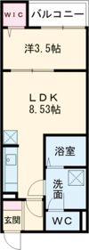 F+style一津屋1号館の間取り画像