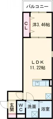 F+style一津屋1号館の間取り画像