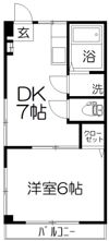 白石ビルの間取り画像