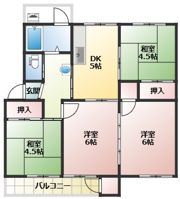 京口団地 5号棟の間取り画像