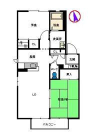 シャルム・K C棟の間取り画像
