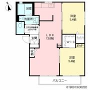 コンフォール川原田 D棟の間取り画像