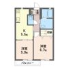 ウィスタリア・越路の間取り画像