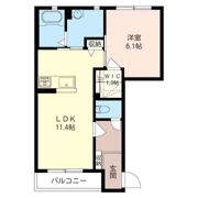 リーリエBの間取り画像