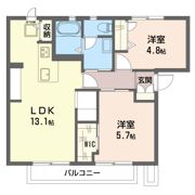 シェリールBの間取り画像