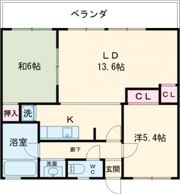 マンション都の間取り画像