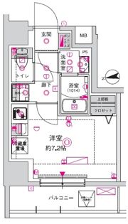 CREST TAPP 川崎港町の間取り画像