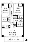 ゼファーシャン・ティオン蘇我弐番館の間取り画像