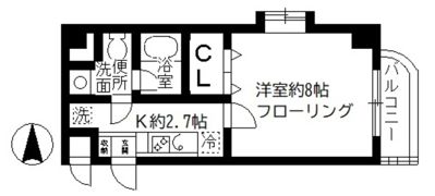 カラコレス篠崎の間取り画像