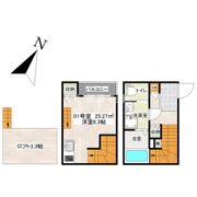 myレジデンス博多駅の間取り画像